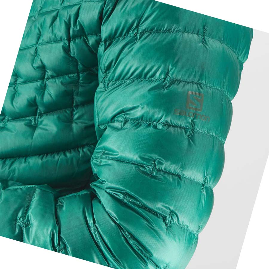 Salomon OUTLINE DOWN INSULATED Erkek Ceket Yeşil | TR 3322LIS